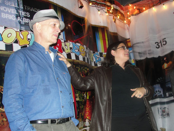 Councilmember Rosie Mendez, right, said she grew to love E.V.C.C. founder Michael Rosen.   Photo by David Leslie