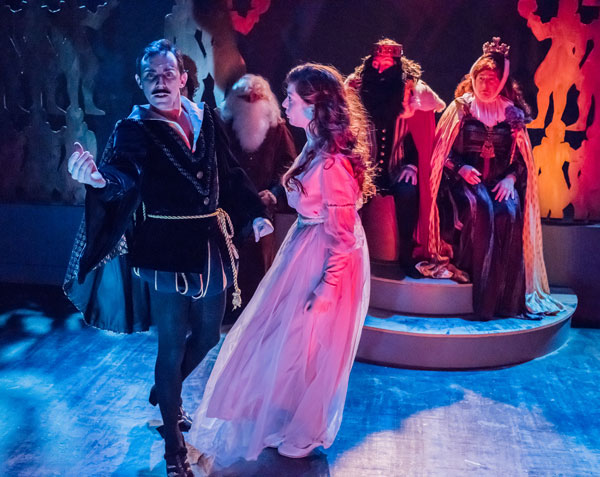 Scrambled plans and a screwball solution 2 “Hamlet” gets murdered by desperate thespians, in “Rollo’s Wild Oat.” Photo by Stephen Leong