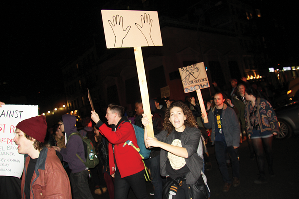 Outrage on the streets after Ferguson decision 3 Photo by Clayton Patterson