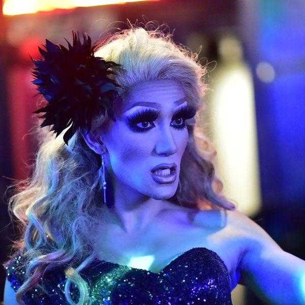 Drag queen performers have become a mainstay of Boots N Saddle’s business. At the bar’s new location, food may soon be added to the menu, in the vein of the former Lucky Cheng’s.   Photo by Sandy Kauffman