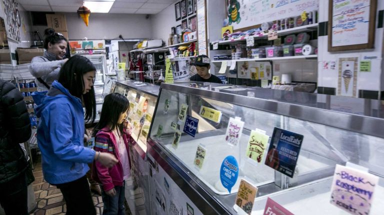 The Original Chinatown Ice Cream Factory in Chinatown in Manhattan, on Nov. 4, 2014.