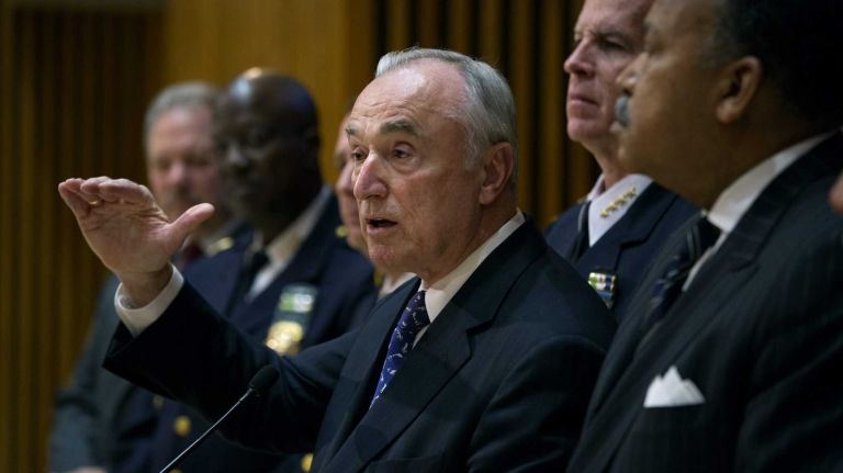 NYPD officer fatally shoots 'total innocent' at Pink Houses in East New York, police say 2 Police Commissioner William J. Bratton speaks Friday, Nov. 21, 2014, at One Police Plaza about a shooting Friday morning in which an NYPD officer accidentally shot and killed an unarmed man.
