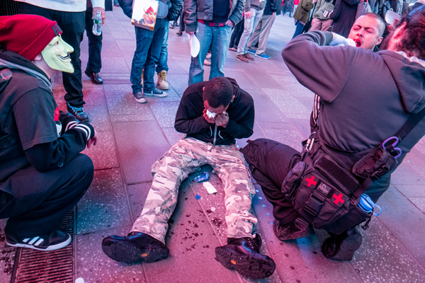 Painful protest 1 Photo by Milo Hess