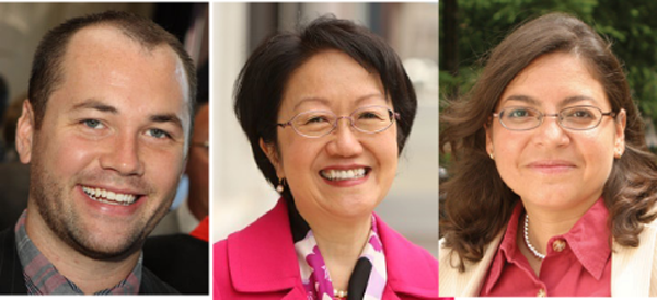 Mom-and-pop shops: Are they too small to save? 2 From left, Councilmembers Corey Johnson, Margaret Chin and Rosie Mendez all support the S.B.J.S.A. bill.