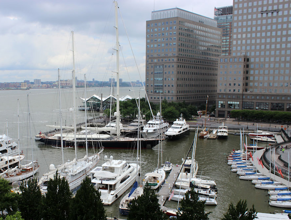 North Cove Marina during the sumer season. 