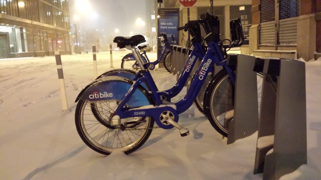 citi bike snow