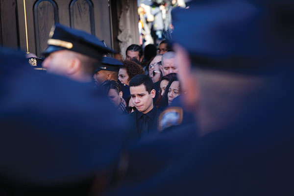 Officer Ramos’s son, Justin, 19, a sophomore at Bowdoin College in Maine.