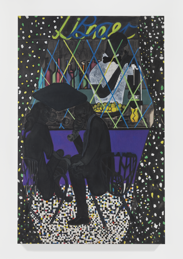 Buhmann on Art 2 Chris Ofili, Lime Bar, 2014. Oil on linen. 122 1/8 x 78 3⁄4 in (310 x 200 cm). Private collection. Photo by Maris Hutchinson/EPW. All artworks © Chris Ofili. Courtesy David Zwirner, New York/London