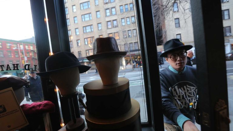 The Goorin Bros. Hat Shop at 337 Bleecker Street in Greenwich Village.