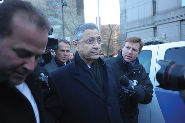 Shel-shocked: Silver to resign as speaker over corruption charges 3 Silver after leaving Federal Court last Thursday.