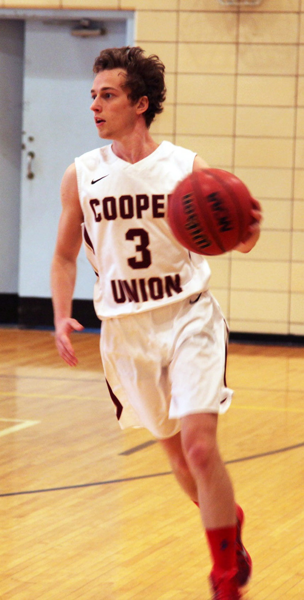 Point guard Andrey Kovalev scored 24 points in the win against Landmark.