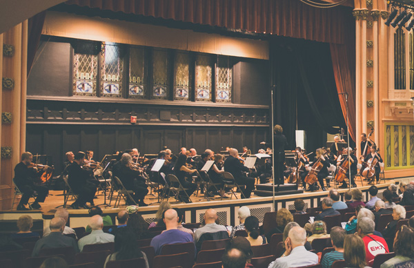 The Greenwich Village Orchestra returns to Washington Irving Auditorium for three Sunday afternoon concerts, on March 1, April 12 and May 17.   Photo by Da Ping Luo