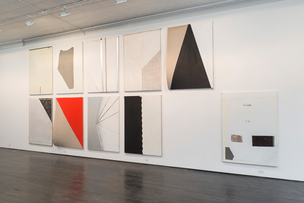 Installation view of “and the Cream Tones,” 2015.   Courtesy of Nicelle Beauchene Gallery
