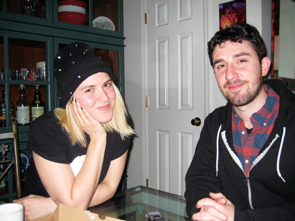 Living their dream by giving you nightmares 1 “Slice” creators Marzy Hart and Daniel Ferry. Photo by Dusica Sue Malesevic
