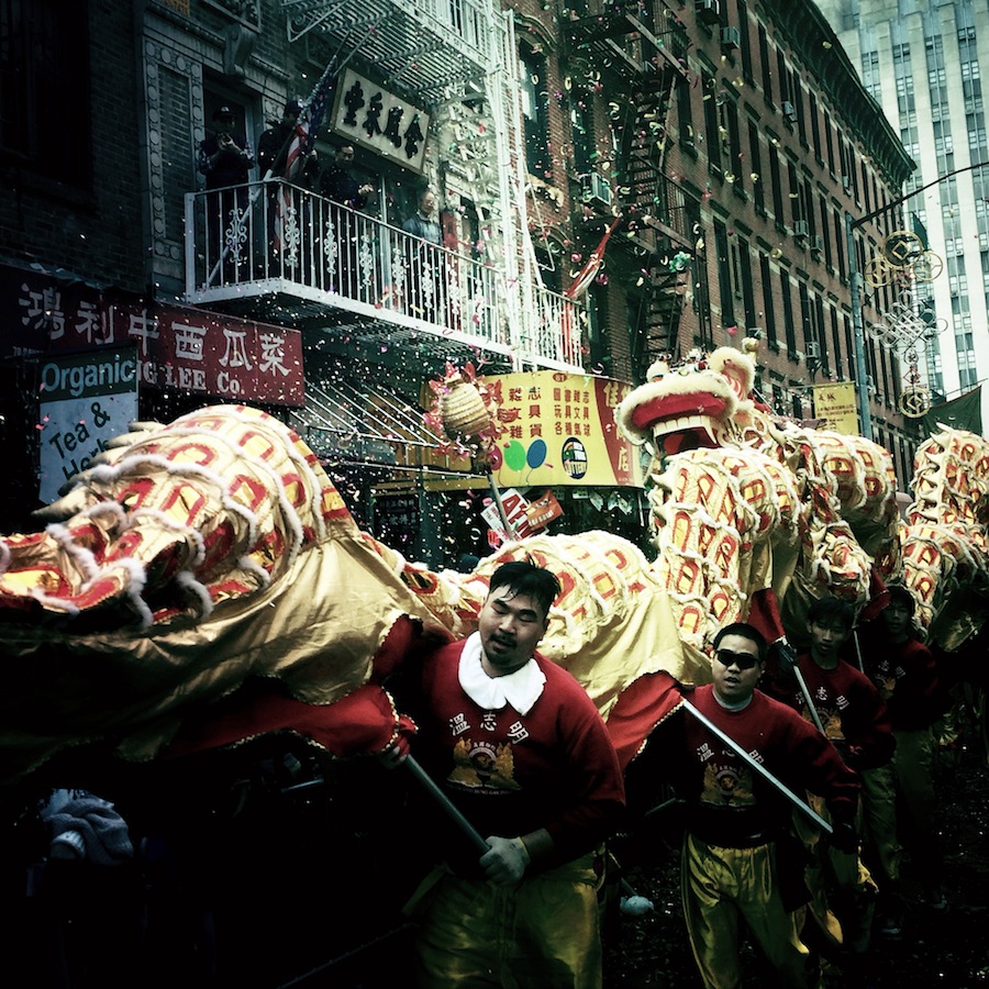 Dragons took the streets at last year's Lunar New Year Parade in Chinatown.  File photo by Q. Sakamaki