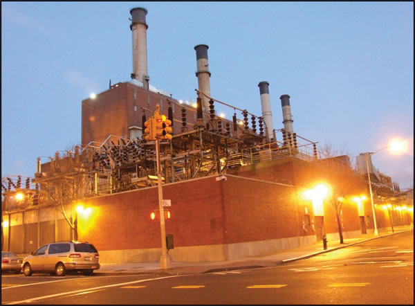 The Con Ed plant at E. 14th St. is well known for its nocturnal bangs and booms.  File photo