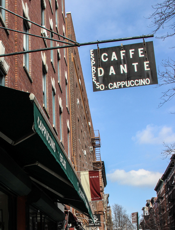 Mario Flotta, Caffé Dante’s owner, said a recent rumor had fueled a flurry of inaccurate reports online that the place was closing.   Photos by Tequila Minsky