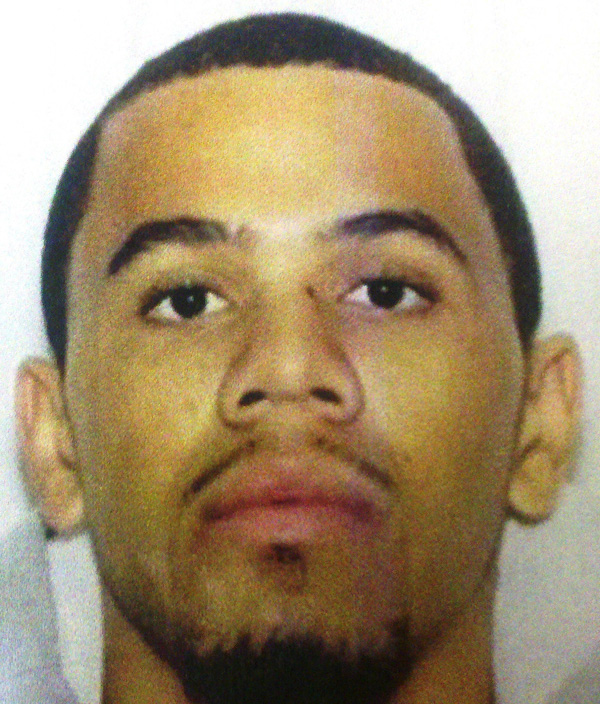 Police say they are searching for Shaquille Fuller, above, in Shemrod Isaac’s murder.