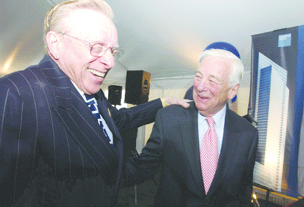 John Whitehead’s Downtown legacy 2 Downtown Express file photo by Elisabeth Robert John Whitehead, right, with World Trade Center developer Larry Silverstein in 2005.