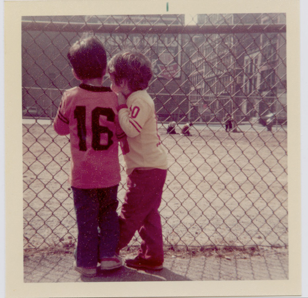 Kids playing in an empty lot on Houston St. around 1973 where the N.Y.U. Coles gym now stands.   Photo by Nancy Eder