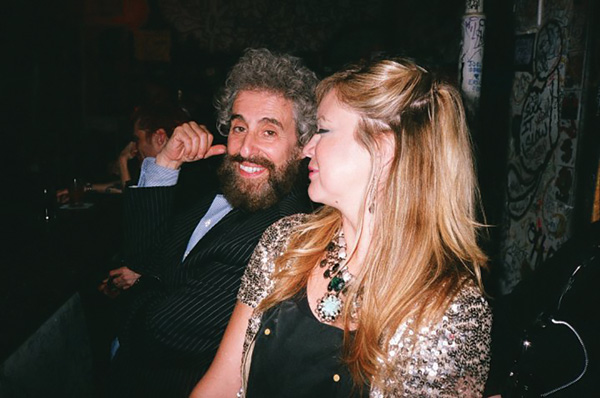 A rare photo of Stanley Cohen and his wife, taken at Nobu restaurant about five years ago.  Photo by John Penley