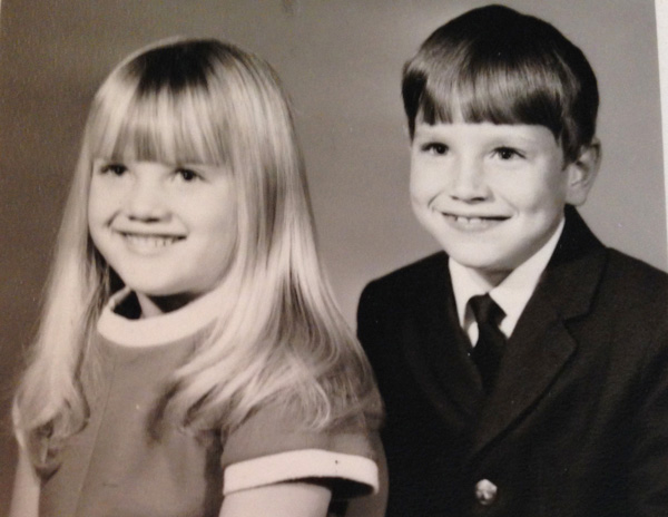My sister Tammy and me more than four decades ago.