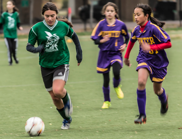 Have girls come a little way, baby, on sports equity? 1 Photo courtesy of Manhattan Youth Manhattan Youth, which runs middle school sports programs Downtown, has high participation among girls, but high schools have had more trouble achieving equity.