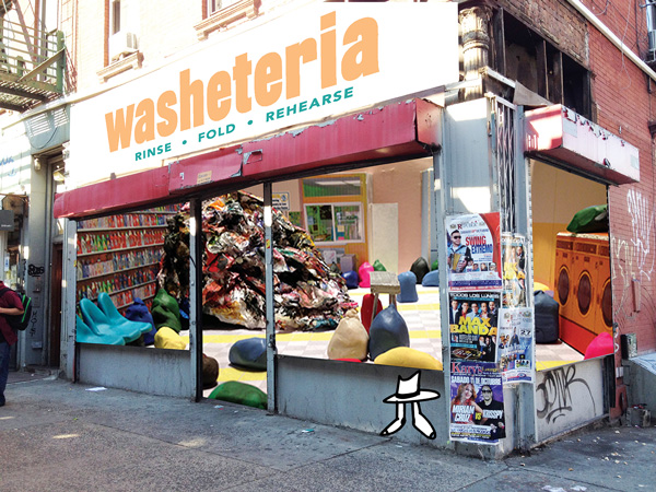 Just Do Art, Week of March 26, 2015 5 Photo by Louisa Thompson In “Washeteria,” Tribeca-based Soho Rep transforms a Brooklyn laundromat into a fantastical, kid-friendly space.
