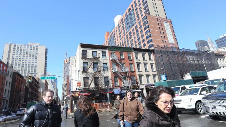 Kips Bay photos 32 Crossing Second Avenue at 33rd street in Kips Bay, Friday, March 6, 2015.