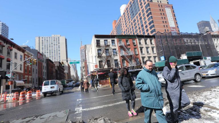 Kips Bay photos 33 Crossing Second Avenue at 33rd street in Kips Bay, Friday, March 6, 2015.