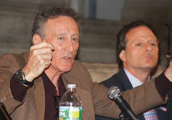 Forum on small businesses offers a solution within reach 4 Steve Null, left, and Steve Barrison forcefully advocated for the S.B.J.S.A. at the forum, saying lease renewals are the key to whether small businesses ultimately survive.