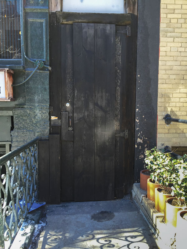 The prosecution rests in Etan murder case 3 The door to an alley on Thompson St. where Hernandez alleges he dumped Etan Patz’s body. Photo by Tequila Minsky