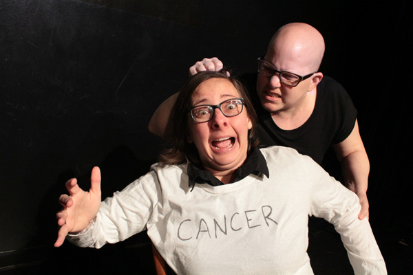 Just Do Art: 4 Below 34th 1 Photo by Andrew Eninger In sickness and in health: Judy Fabjance and Kelly Beeman explore life as newlyweds who mine their personal crisis for “Tales of Stage 4 Cancer.”