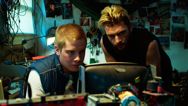 ‘Jackrabbit’ Hops Short of Sci-Fi Glory 1 Photo courtesy of Ashley Connor, cinematographer. Josh Caras as Simon and Ian Christopher Noel as Max