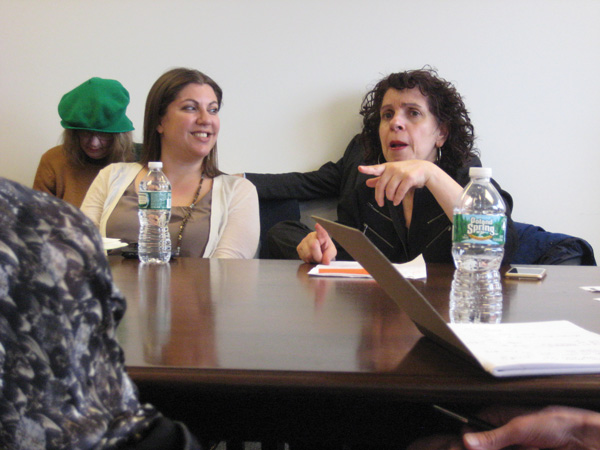 Space battles may pit kindergarten against middle school 2 Downtown Express photo by Dusica Sue Malesevic Principal Nancy Harris, left, of a K-8, Spruce Street School, said she has her first waiting list, while Principal Ronnie Najjar of P.S. 89 said some thought should be given to enlarging her zone since her school is “shrinking.”