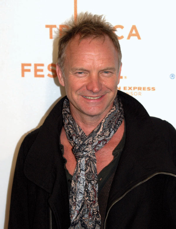 “Do, do, do donate to da relief effort,” Sting says.