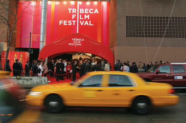 Tribeca Film Fest Trending West 4 Red carpet glam can be found at every Tribeca Film Fest screening venue, April 15-26. Courtesy of Tribeca Film Festival