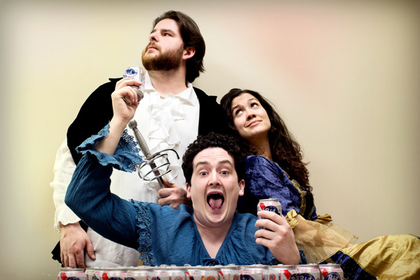 Shakespeare springing up all over 2 One will be drunk and all will be entertained, in LES Shakespeare Company’s roaming production of “Twelfth Night.” Courtesy of LES Shakespeare Company