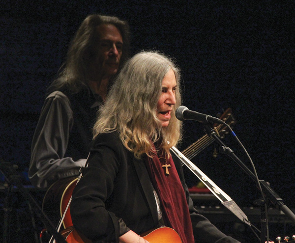 Benefit concert for 2nd Ave. fire victims also benefitted community; More shows planned 1 Patti Smith’s performance was empowering. Photos by Tequila Minsky