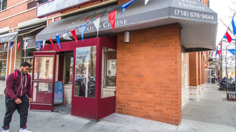 Cinco De Mayo restaurant in the Melrose neighborhood in the Bronx on April 15, 2015. Neighborhood feature on Melrose.