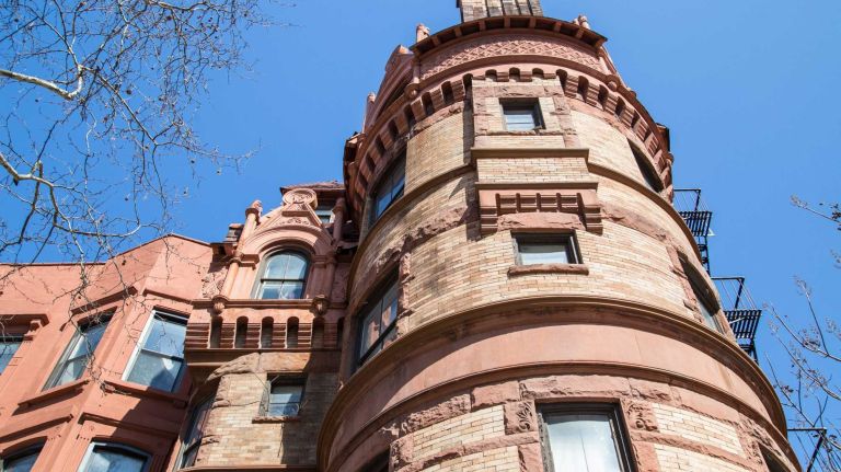 Residence along Clinton Ave. in the Clinton Hill neighborhood of Brooklyn on April 6, 2015. Neighborhood Feature on Clinton HIll.
