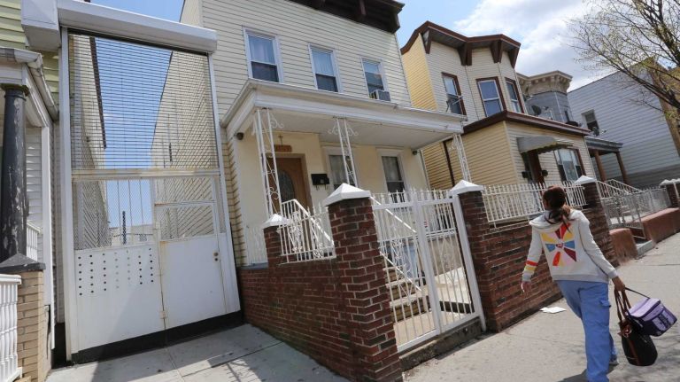 City Living: North Corona 38 Houses along 103rd street between 37th and 38th Ave. in North Corona, Queens, Tuesday, April 21, 2015.