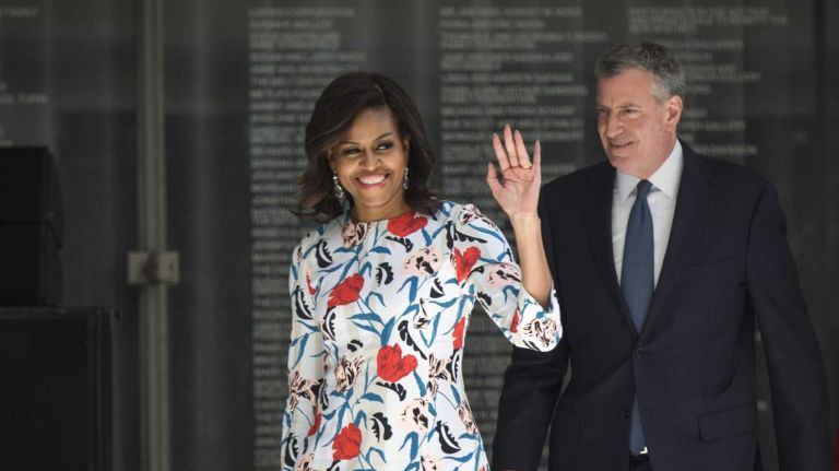 Man rescued after being trapped in Crown Heights construction trench, FDNY says 1 First Lady Michelle Obama and Mayor Bill de Blasio step to the podium in the dedication ceremony of the Whitney Museum of American Art's new building in the Meatpacking District on April 30, 2015. The Whitney Museum will open to the public on May 1.
