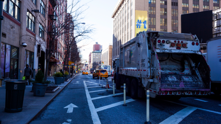 A New York City street.