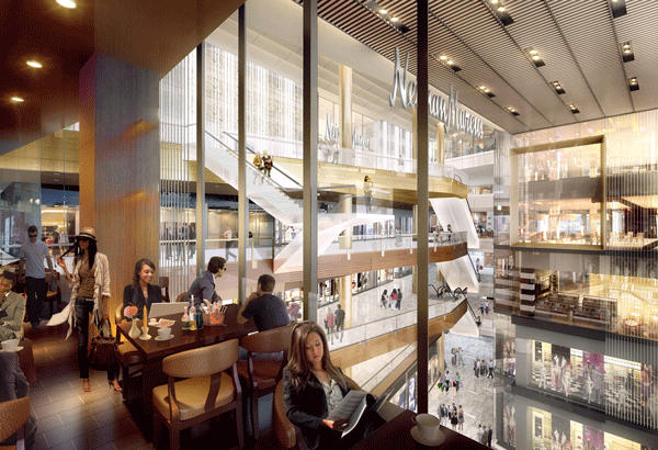 Hudson Yards Taps Top Restaurateurs 1 A view from The Kitchens at The Shops at Hudson Yards. Courtesy Related-Oxford.