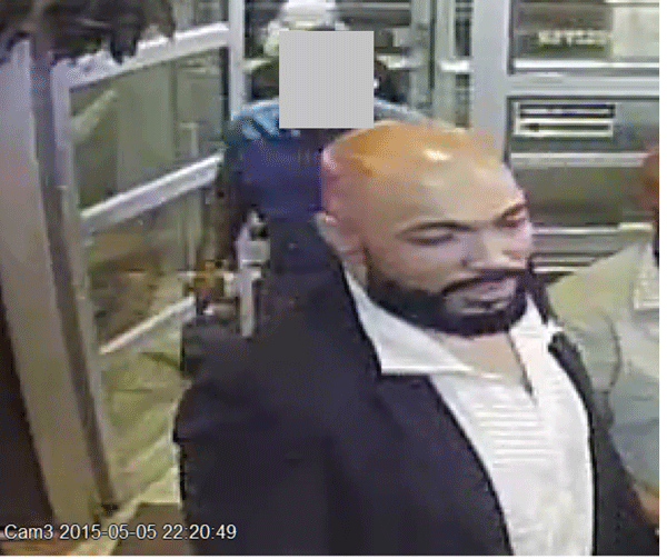 NYPD Identifies Suspect in Dallas BBQ Assault in Chelsea 1 A photo released by the NYPD of a man police now identify as Bayna El-Amin, 41, wanted in connection with a May 5 assault on two gay men at the Dallas BBQ in Chelsea. Courtesy NYPD via Gay City News.