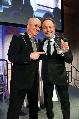Under Cover, Week of May 21, 2015 1 Photo by Louis Chan/Courtesy of BMCC Paul Shaffer and Billy Crystal at the B.M.C.C. gala last week honoring Crystal.
