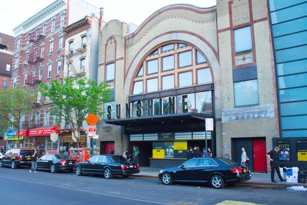 The landlord of the Sunshine Cinema hopes to sell the property to developers.  Photo by Zach Williams