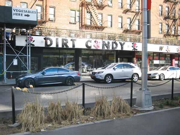Dirt Candy is beet, doesn’t live up to the hype 1 Dirt Candy’s distinctive sign on Allen St. Photo by Dusica Sue Malesevic