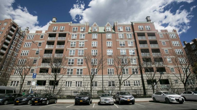 Oceana Condominiums,at 50 Oceana Dr. West in Brighton Beach in Brooklyn on April 28, 2015. By Anthony Lanzilote